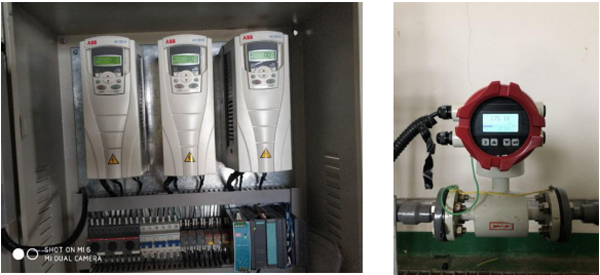 聯測電磁流量計使用現場