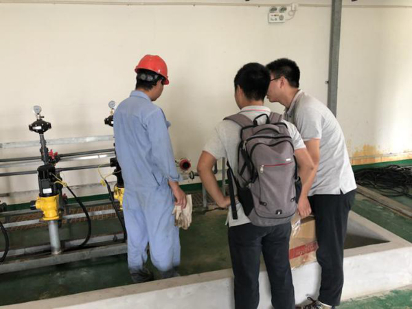 聯測電磁流量計現場調試